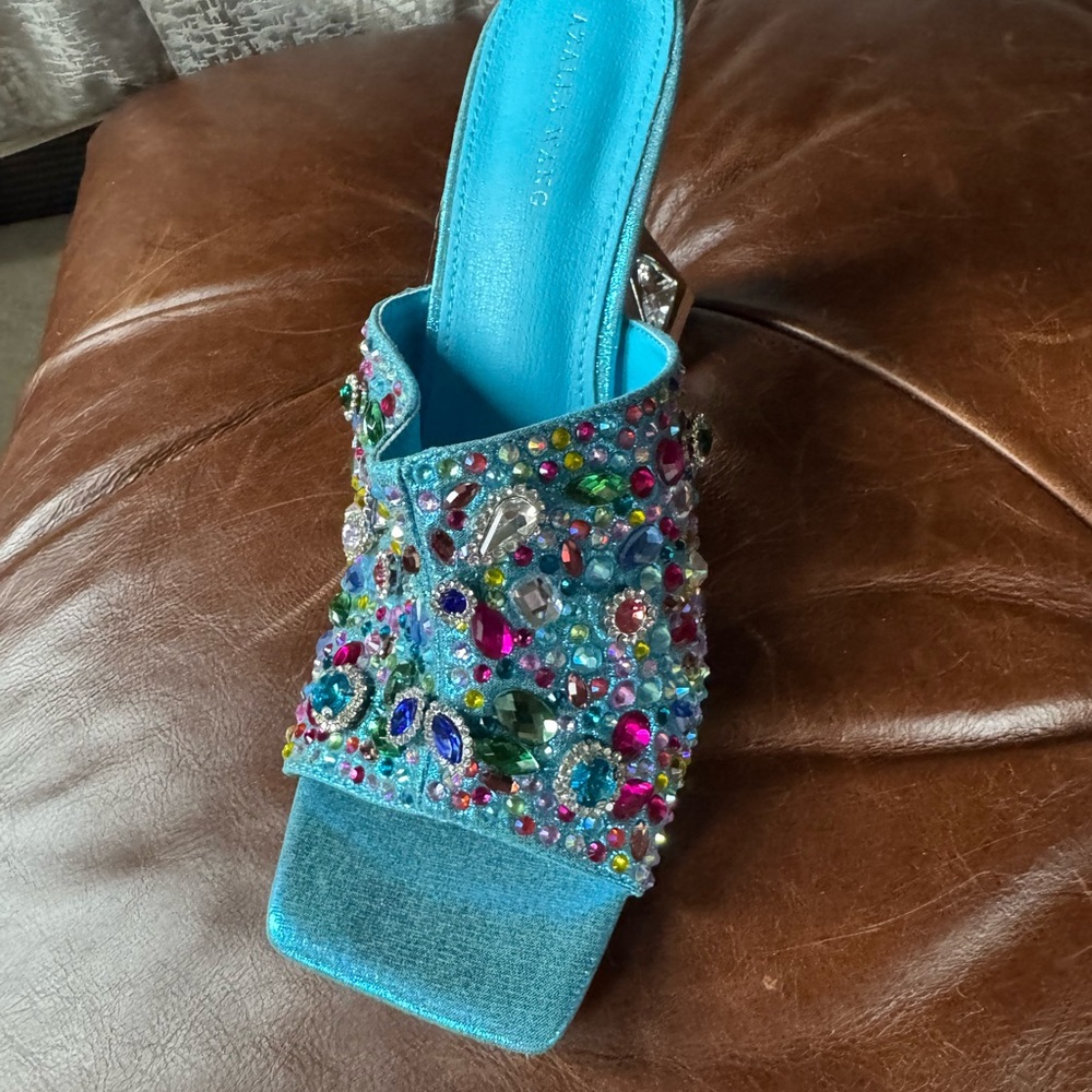 Turquoise sandals